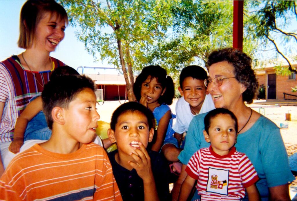 Sister Sarah at Mexican Orphanage