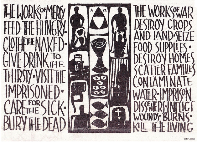 Image of Rita Corbin's Works of Mercy artwork.