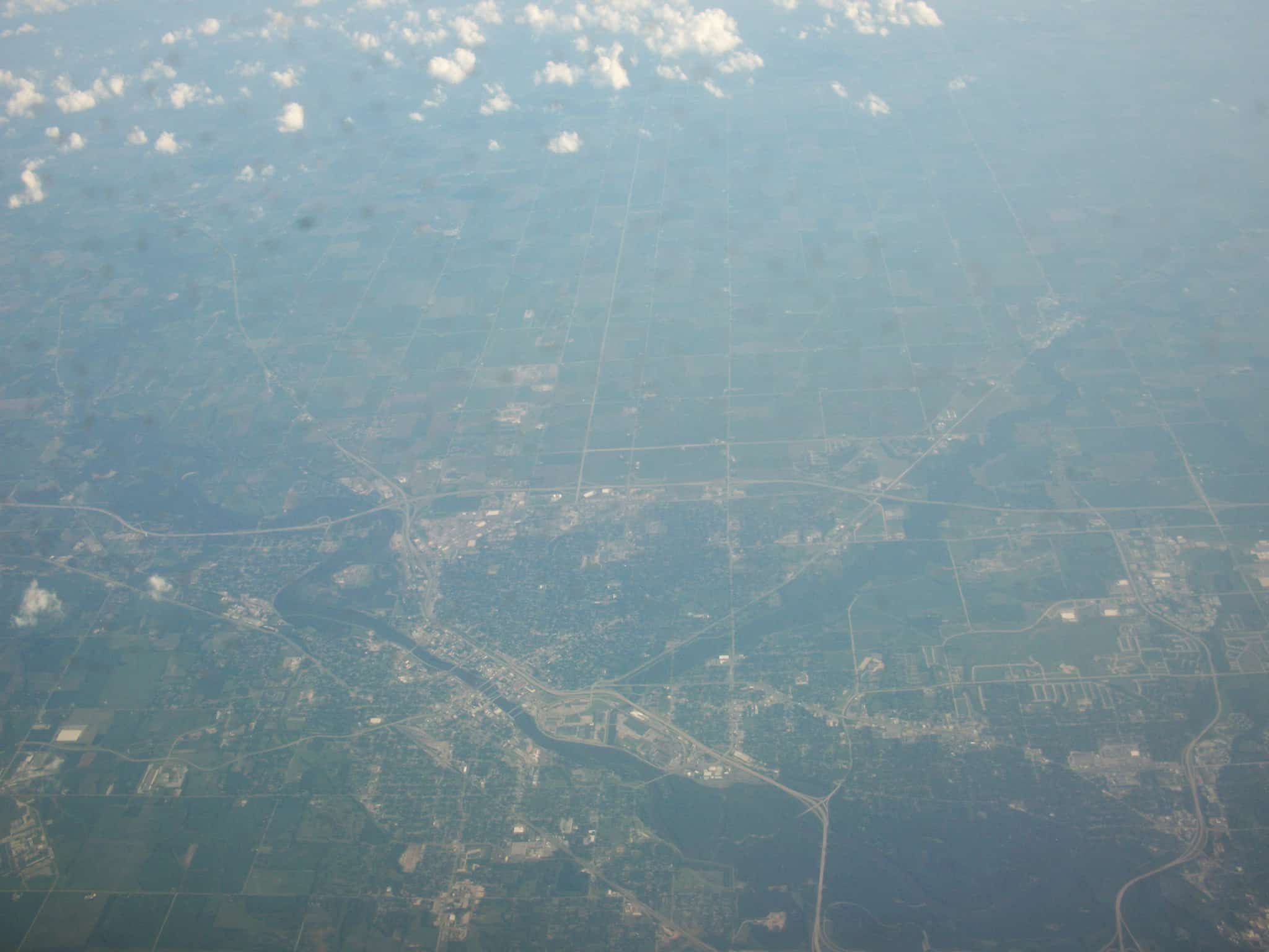 "Dubuque from above" photo by Julia Walsh FSPA
