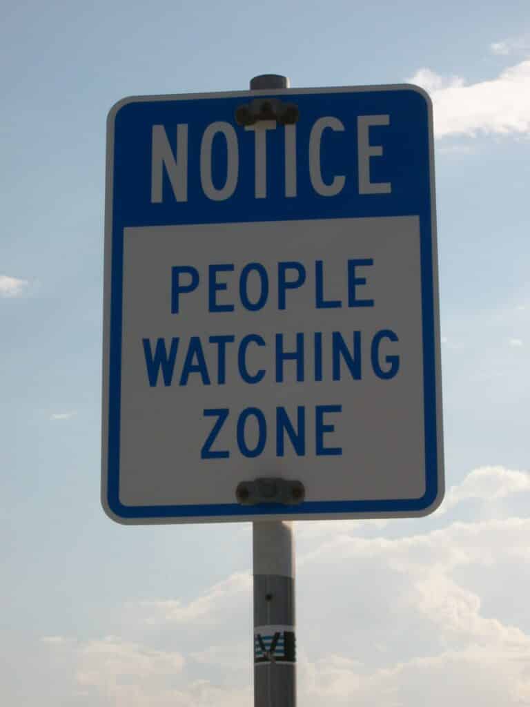 People watching and categories