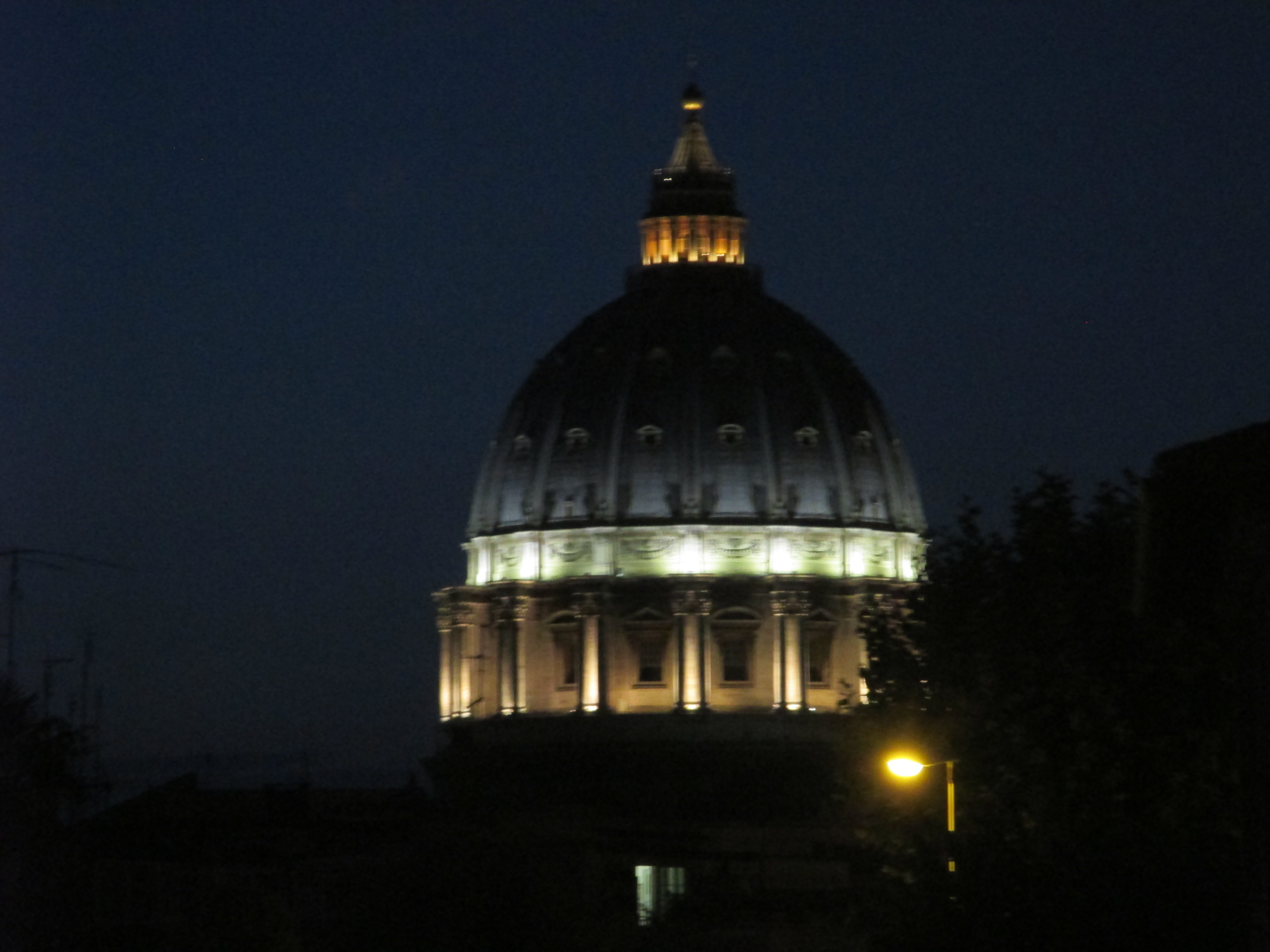 "St Peter's Dome at Night" Photo by Julia Walsh FSPA