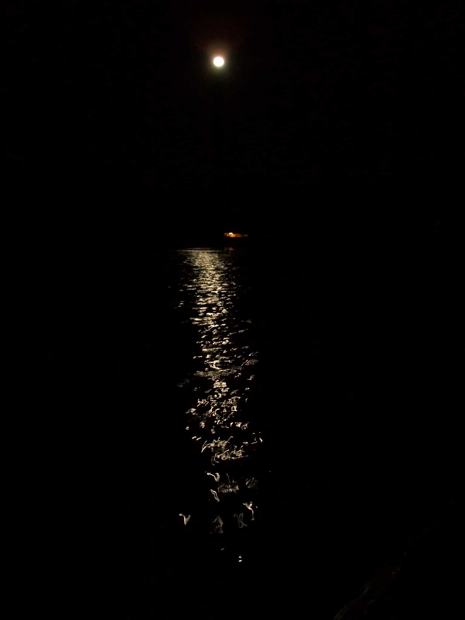 "moon over water" Photo by Julia Walsh FSPA