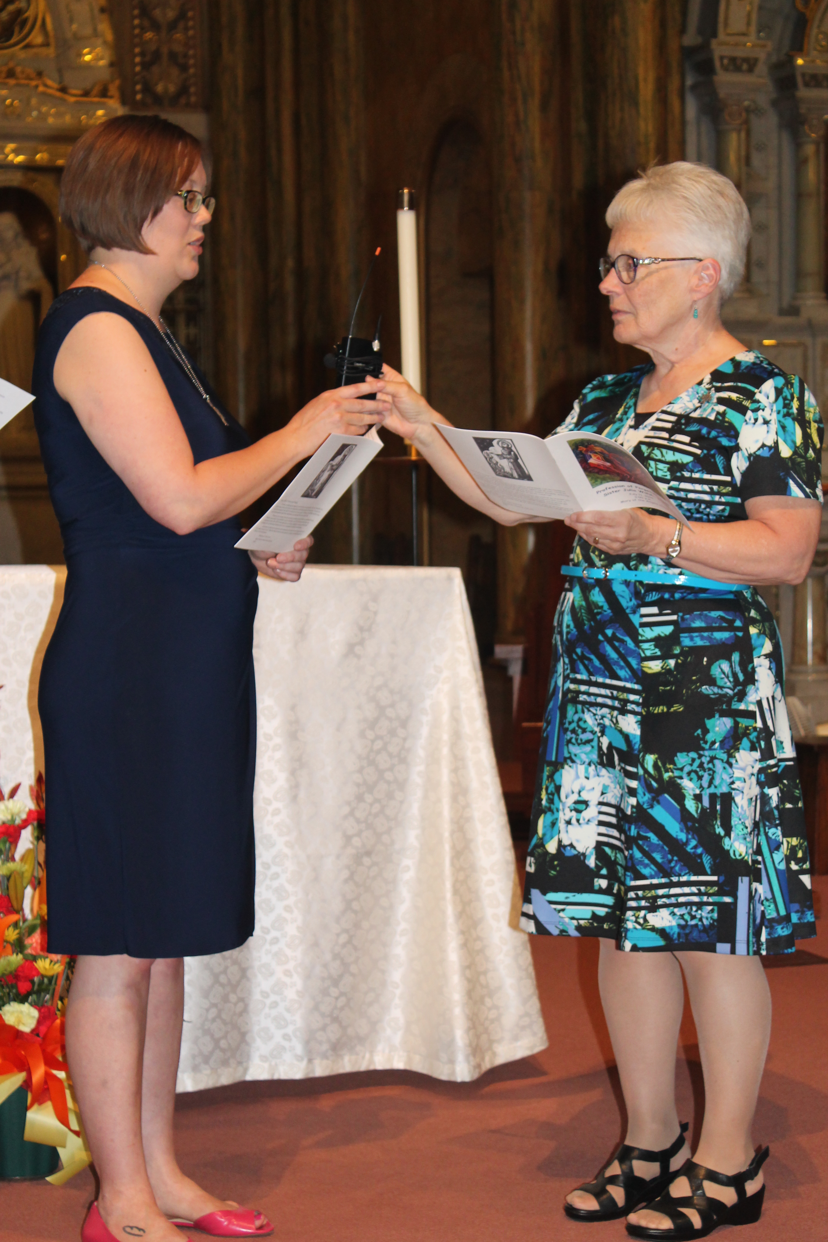 Sisters Julia and FSPA President Karen Lueck