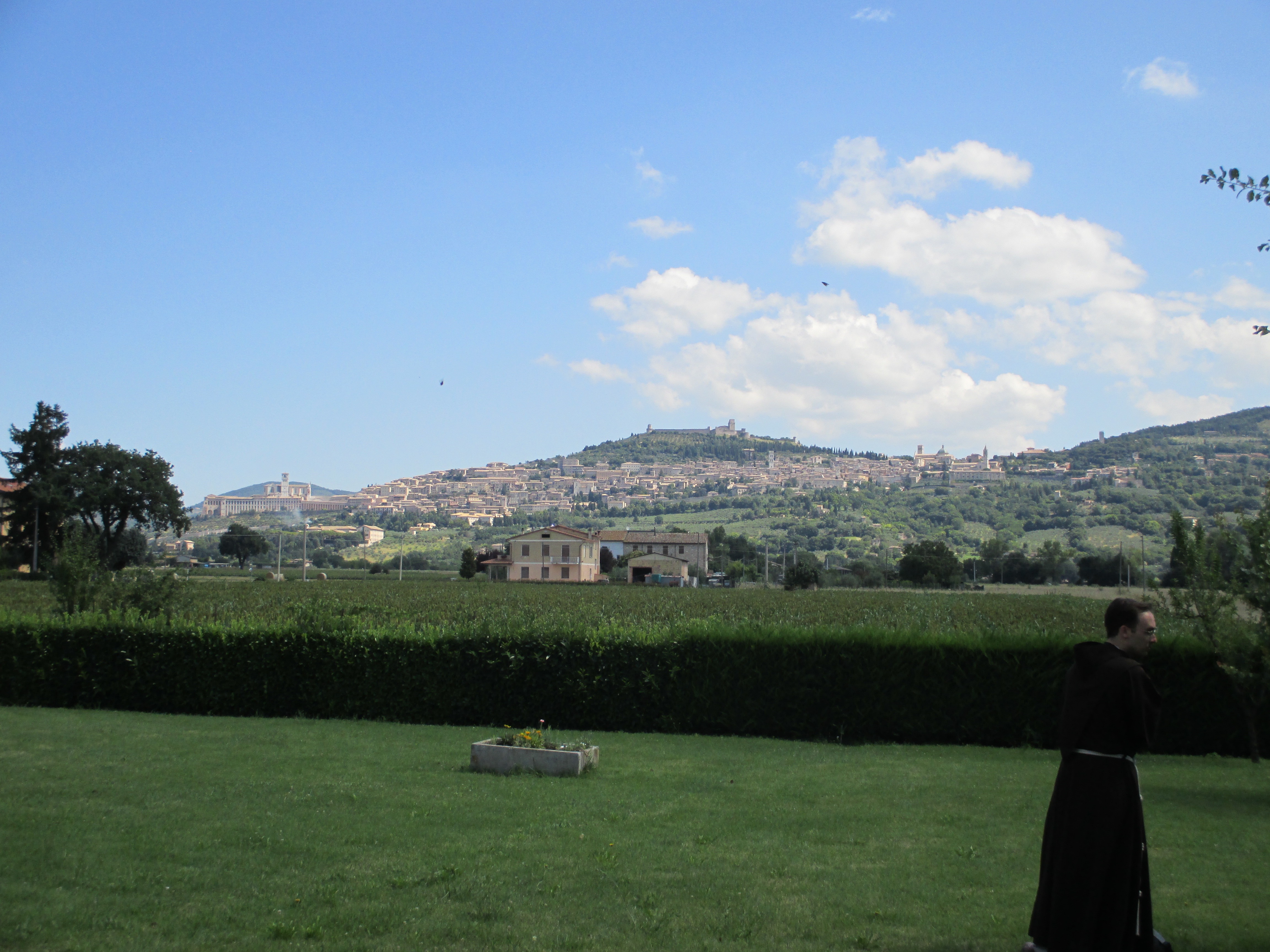 Assisi from the valley. Photo by Julia Walsh FSPA