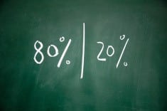 80/20: following the rules of the Pareto Principle