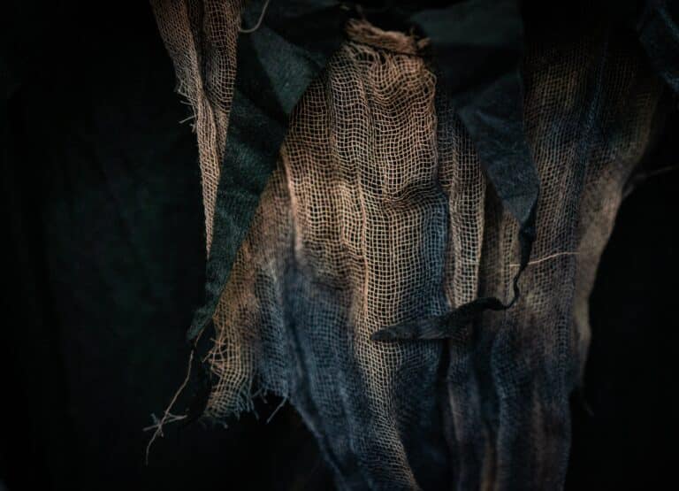 torn cloth