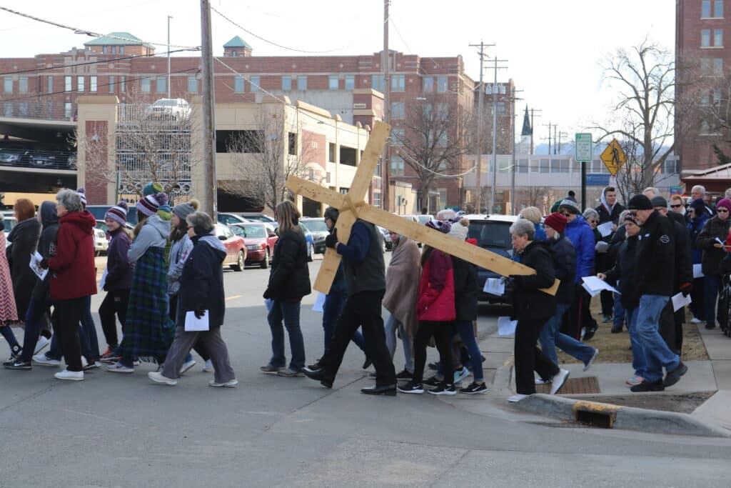 franciscsan spirituality center justice and peace walk in la crosse, wisconsin