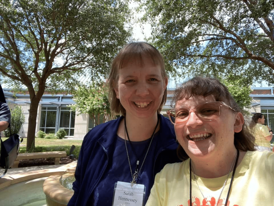 Franciscan Sister of Perpetual Adoration Sarah Hennessey and Sister Shannon Fox