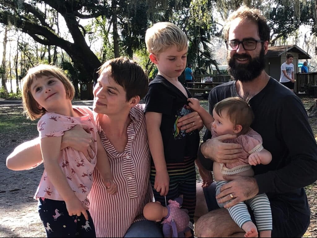 Amy-Nee-Walker-with-man-and-three-children