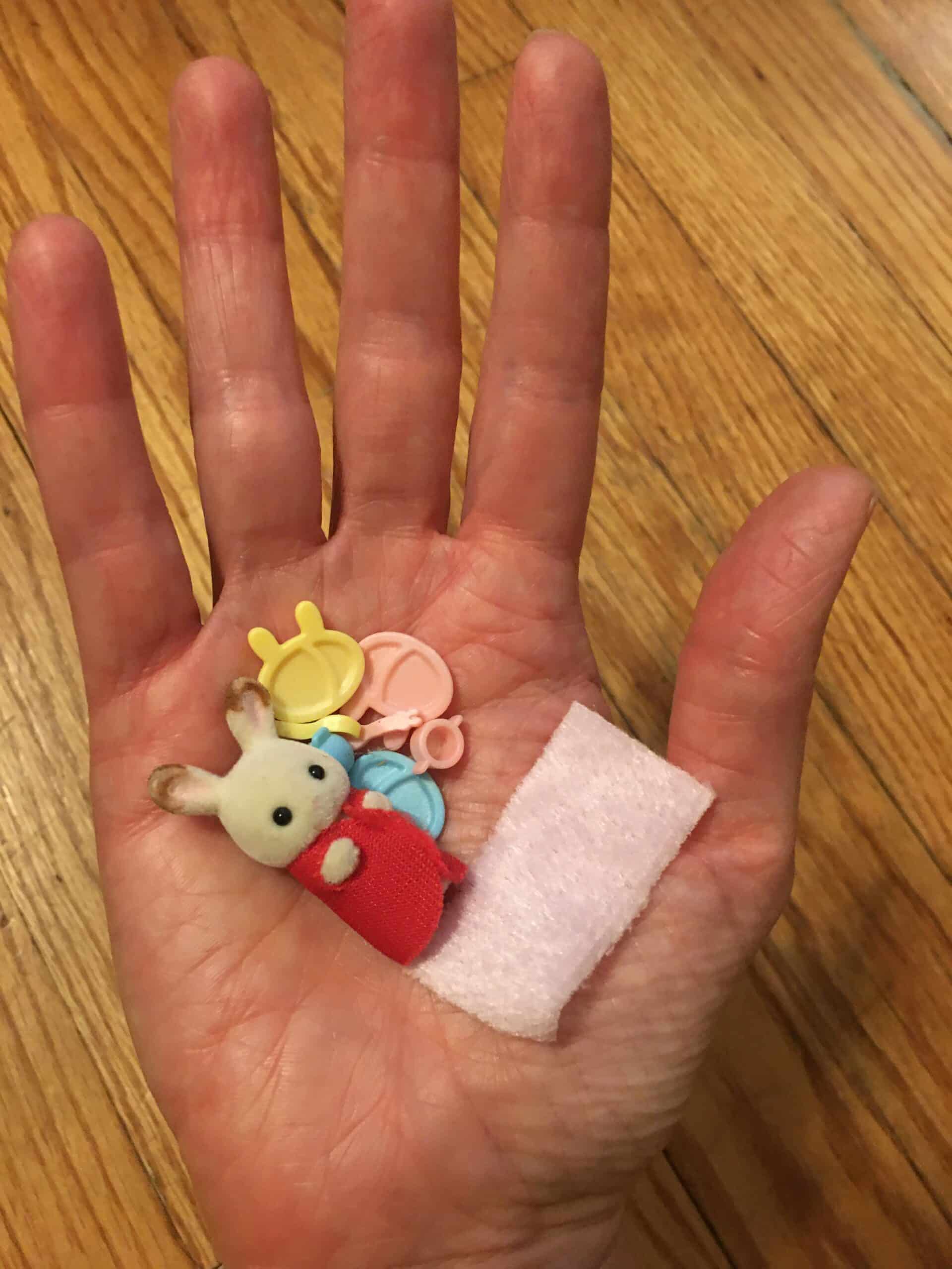 toy bunny and accessories