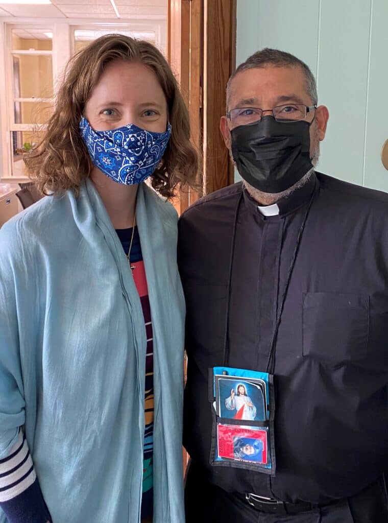 Sister Annie Killian and Deacon Pablo Perez