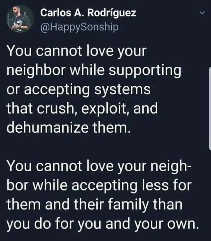 carlos-a-rodriguez-twitter-post-screenshot-you-cannot-love-your-neighbor