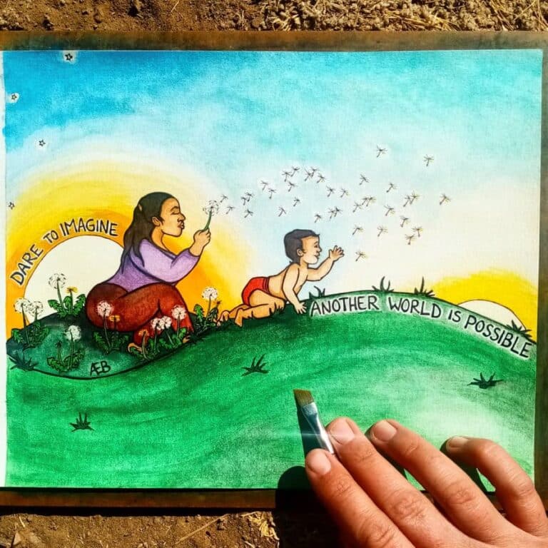 watercolor-woman-baby-flowers-dare-to-imagine-annemarie-barrett