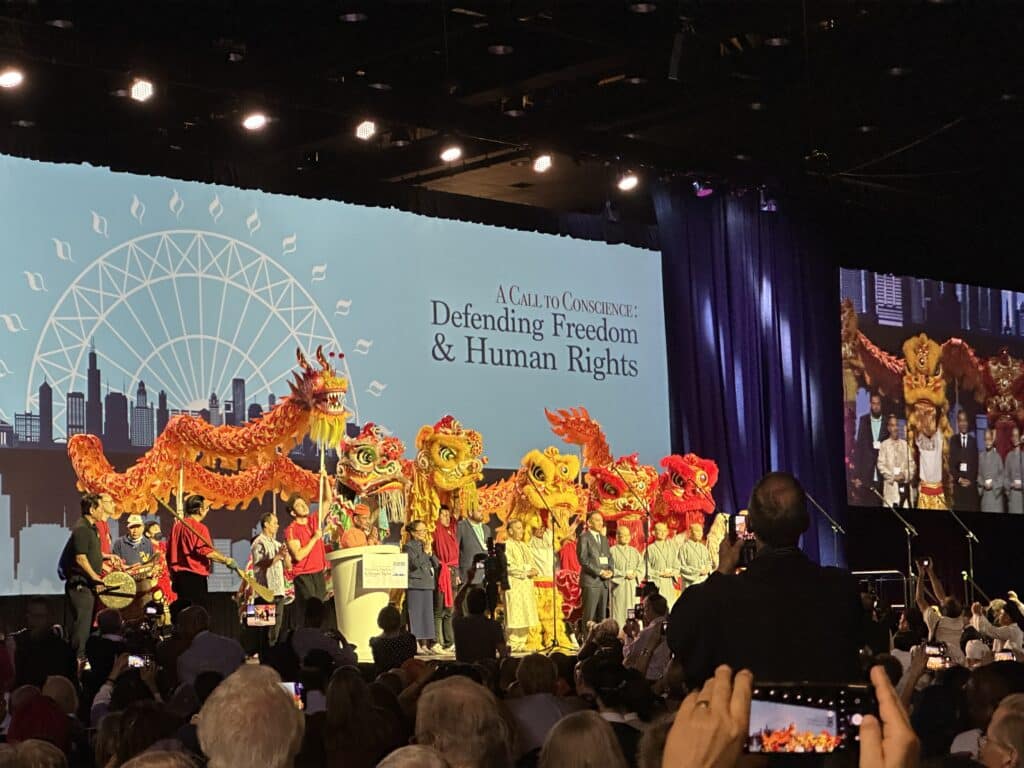 opening ceremony of the 2023 Parliament of the World's Religion