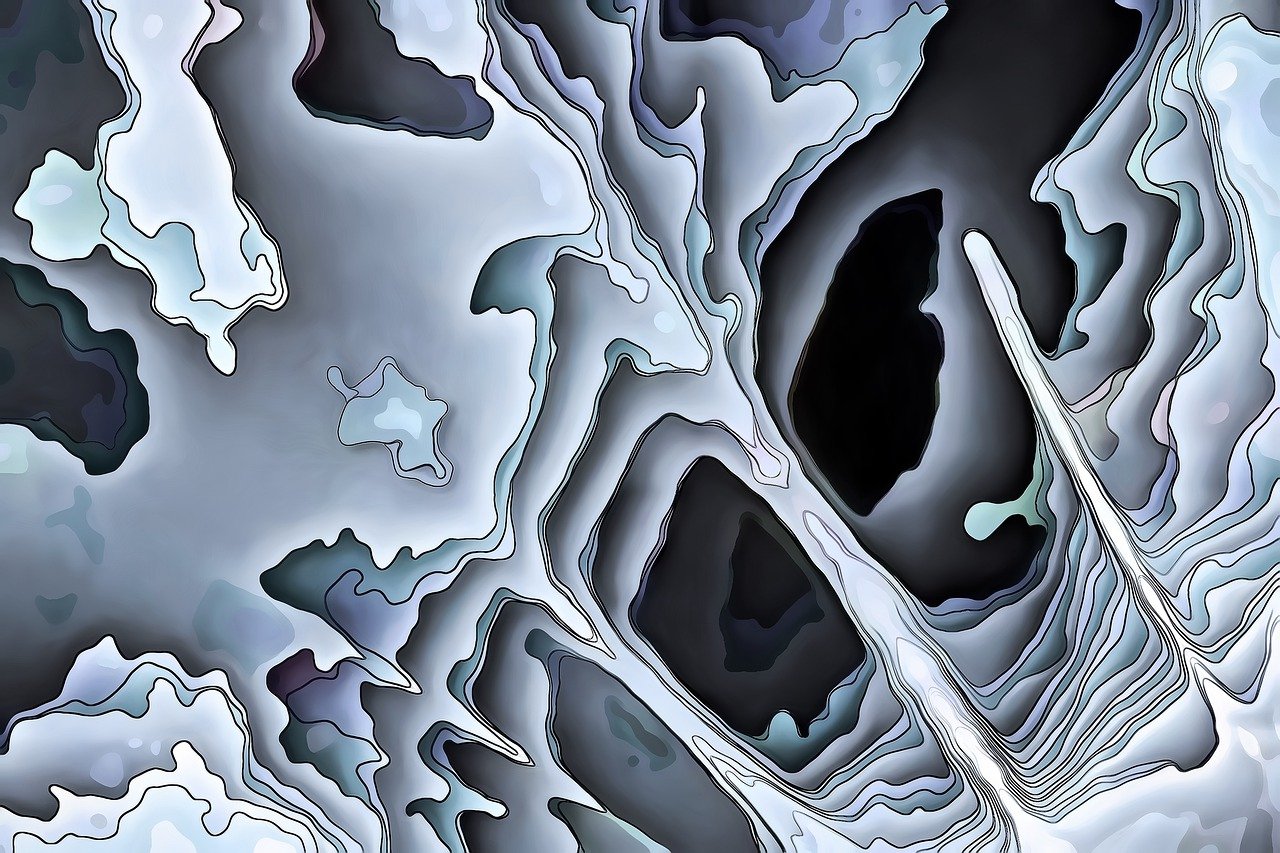 black and white abstract image